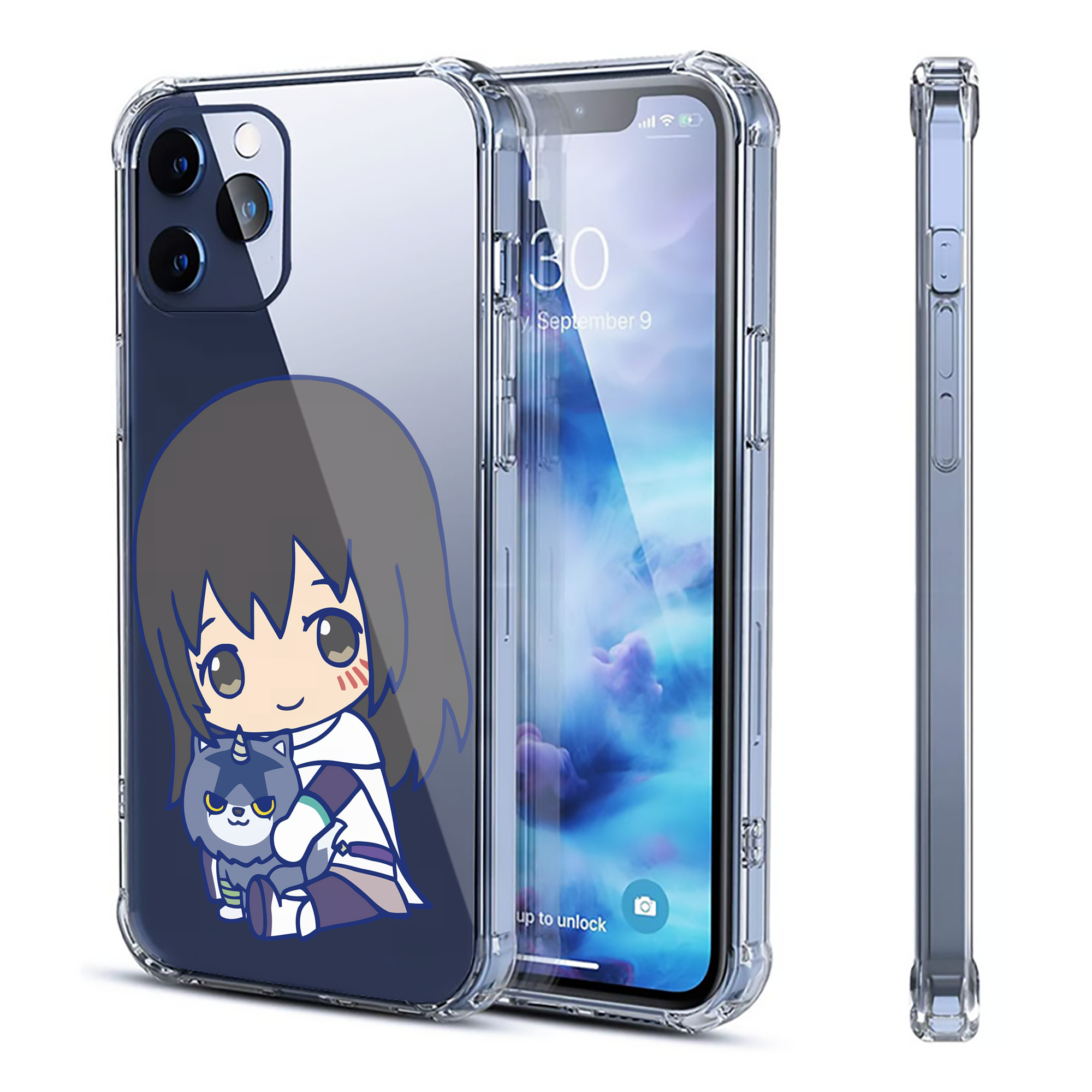 （画像用） 転スラ Regarding Reincarnated to Slime 【iPhone 12シリーズ対応】透明スマホケース（クリアソフトケース）